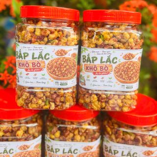 BẮP LẮC KHÔ BÒ – GIÒN RỤM ĐẬM VỊ, ĂN LÀ GHIỀN 500g