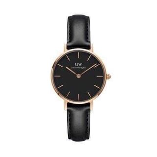 SĂN SALE ĐẦU NĂM ĐỒNG HỒ NỮ CAO CẤP D WELLINGTON PETITE BLACK 28
