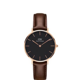 SĂN SALE ĐẦU NĂM ĐỒNG HỒ NỮ CAO CẤP D WELLINGTON PETITE BLACK 28