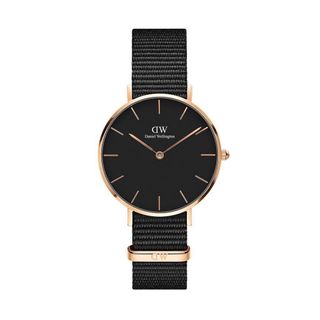 SĂN SALE ĐẦU NĂM ĐỒNG HỒ NỮ CAO CẤP D WELLINGTON PETITE BLACK 28
