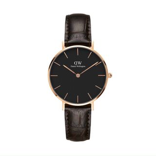 SĂN SALE ĐẦU NĂM ĐỒNG HỒ NỮ CAO CẤP D WELLINGTON PETITE BLACK 28