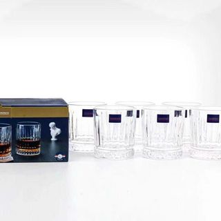 BỘ 6 LY THUỶ TINH SỌC NGẤN 270ML DIAMONDS DM327-2
