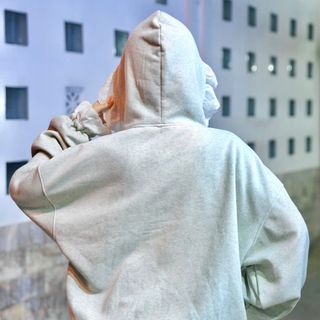 Áo Khoác Nỉ Bông Cánh Dơi Nón 2 Lớp Viền Ren Nhúng
