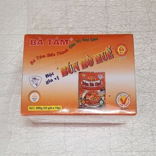 Bột Thơm Bột Gia Vị Nấu Bún Bò Huế Bà Tám ( Ông Tám Chà ) gói 10g hộp 50 gói