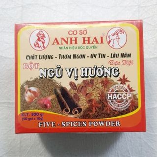 Bột Gia vị Ngũ Vị Hương Anh Hai gói 10g Hộp 50 gói