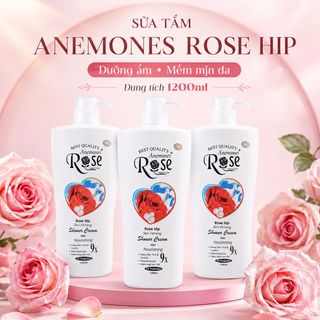 Sữa Tắm Dê Hoa Hồng Rose Full Vat