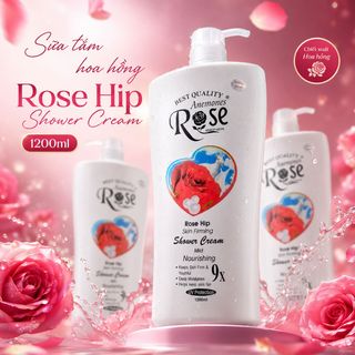 Sữa Tắm Dê Hoa Hồng Rose Full Vat