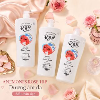 Sữa Tắm Dê Hoa Hồng Rose Full Vat