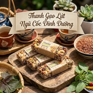 🌾 THANH GẠO LỨT NGŨ CỐC DINH DƯỠNG – GIÒN THƠM, ĂN LÀ THÍCH 350g