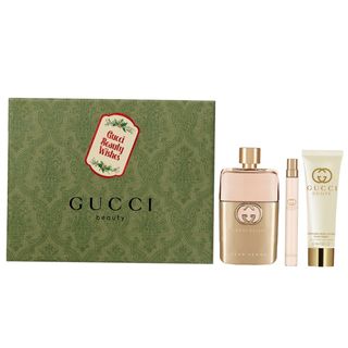Gift Set Gucci Guilty Pour Femme 3pcs ( EDP 90ml & EDP 10ml & Body Lotion 50ml )