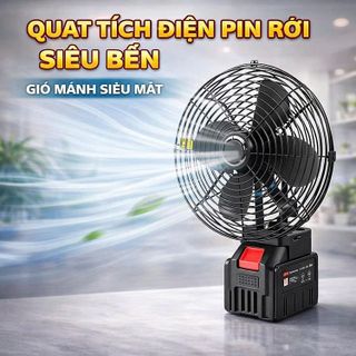 QUẠT TÍCH ĐIỆN CỐ ĐỊNH SẮT 8 inch CAO CẤP
