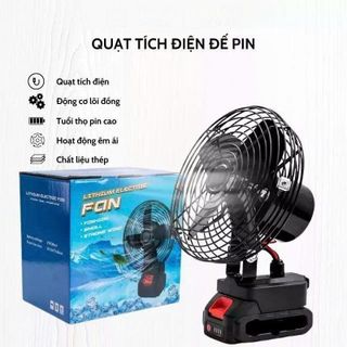 QUẠT TÍCH ĐIỆN CỐ ĐỊNH SẮT 8 inch CAO CẤP