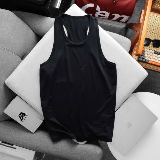 Ba lỗ nam trơn chất thun poly đồ thể thao