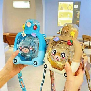 BÌNH NƯỚC 1000ML HÌNH GẤU DỄ THƯƠNG