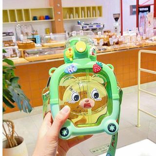 BÌNH NƯỚC 1000ML HÌNH GẤU DỄ THƯƠNG