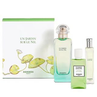 Gift Set Hermes Un Jardin Sur Le Nil EDT 3pcs (EDT 100ml & Shower Gel 40ml & EDT 15ml)