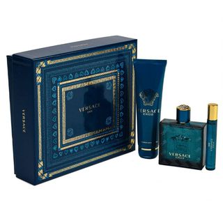 Gift Set Versace Eros Pour Homme 3pcs ( EDT 100ml & EDT 10ml & Sữa tắm 150ml )