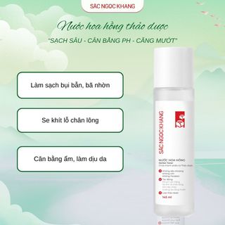 Nước Hoa Hồng Thảo Dược Sắc Ngọc Khang [Chai 145ml]