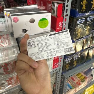 bao cao su sagami 0.02 - hộp 2 cái.