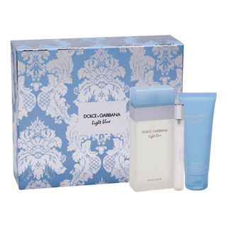 Gift Set Dolce & Gabbana Light Blue 3pcs ( EDT 100ml & EDT 10ml & Body Cream 75ml )