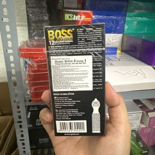 bao cao su Boss 4in1 - hộp 12 cái.