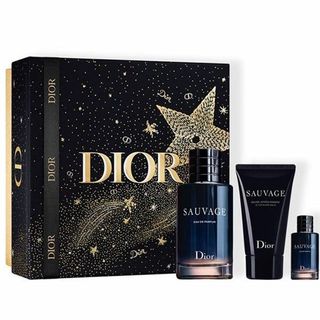 Gift Set Christian Dior Sauvage Eau de Parfum 3pcs ( EDP 100ml & EDP 10ml & AS 50ml )