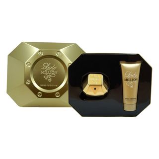 Gift Set Rabbanne Lady Million 2pcs ( EDP 80ml & Body Lotion Dưỡng Da 100ml )