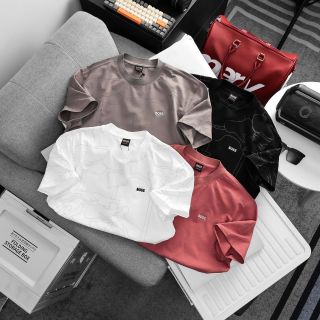 T shirt BOSS in Full.   Chất  Cotton 100% 4c.  Dày Mịn mát. Thấm hút mồ hôi. Chất đẹp. May nét.