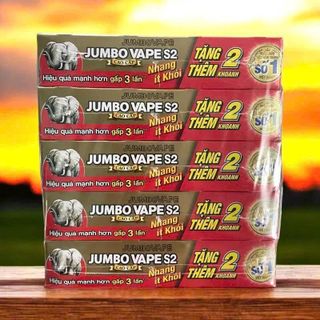 [1 HỘP LE] Nhang trừ muỗi jumbo hộp 10 khoanh mạnh gấp 3 lần tặng kèm 2 khoanh- Jumbo