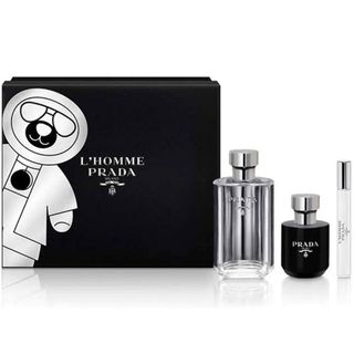 Gift Set Prada L'homme 3pcs ( EDT 100ml & EDT 10ml & Sữa tắm 100ml )