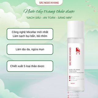 Nước Tẩy Trang Thảo Dược Sắc Ngọc Khang [Chai 145ml]