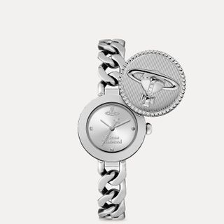 GIÁ MỚI ĐỒNG HỒ NỮ CAO CẤP VIVIENNE ORB MỞ NẮP XOAY CÓ LOGO FULLBOX