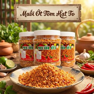 🌶️MUỐI TÔM HẠT TO 500G, ĂN XOÀI, CÓC, ỔI KHÔNG THỂ THIẾU!