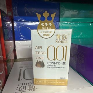 bao cao su 0.01 Air Zero One - cực nhiều gel - hộp 12 cái