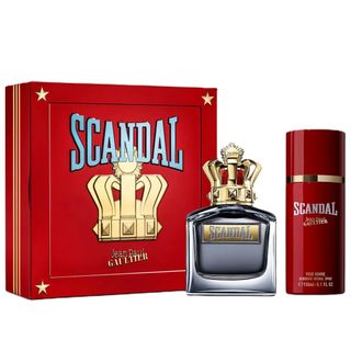 Gift Set Jean Paul Gaultier Scandal Pour Homme 2pcs ( EDT 100ml & Deodorant 150ml )