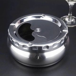GẠT TÀN INOX NẮP XOAY 12CM