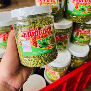 🔥 MUỐI ỚT XIÊM XANH RANG 500G – CHẤM TRÁI CÂY NGON KHÓ CƯỠNG!