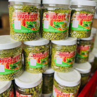🔥 MUỐI ỚT XIÊM XANH RANG 500G – CHẤM TRÁI CÂY NGON KHÓ CƯỠNG!