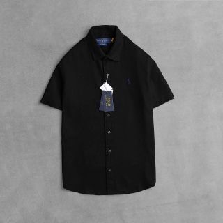 Linen - Polo tay ngắn nam.   Chất vải linen mềm - tưng - ko pha.