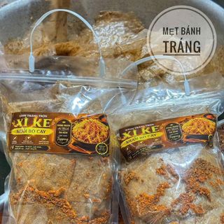 🌶️ BÁNH TRÁNG TRỘN XÍ KÊ MUỐI BÒ CAY – CÀNG ĂN CÀNG CUỐN 500g