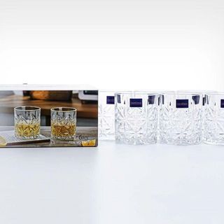 BỘ 6 LY THUỶ TINH WISHKY 310ml DIAMONDS DM331-3 (T12)