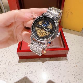 SĂN SALE LỚN ĐỒNG HỒ NAM TRUNG CẤP PATEC MÁY CƠ DÂY THÉP
