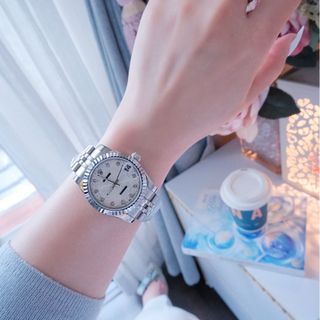 ĐỒNG HỒ NAM NỮ CAO CẤP ROLXE DATE JUST MÁY PIN NIỀNG KHÍA