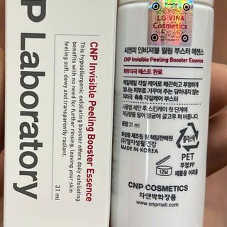 Tẩy tế bào chết CNP Invisible Peeling Booster Essence 31ml  - Gel tẩy da chết thế hệ mới PHA – Dịu nhẹ cho cả da nhạy cảm