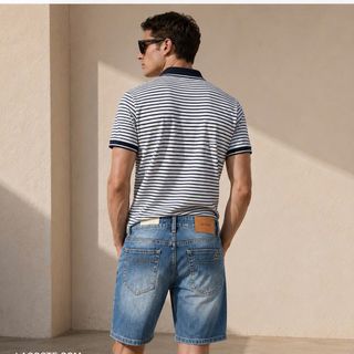 SHORT JEAN NAM. Chất jean dày dặn cao cấp, có thun co giãn nhẹ.