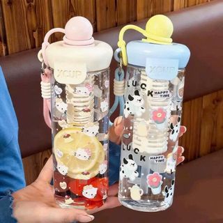 BÌNH NƯỚC NHỰA NẮP TRÒN XCUP 600ML (T100)