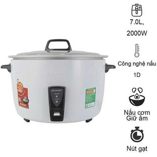 NỒI CƠM ĐIỆN 7 Lít SHARP KSH-D77V