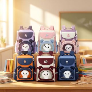 🐼 BALO CHỐNG GÙ GẤU PANDA SIÊU DỄ THƯƠNG A2937, FORM ĐẸP, NGĂN RỘNG RÃI