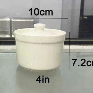 THỐ SỨ TRẮNG CHƯNG YẾN 4in