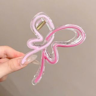 KẸP CÀNG CUA HÌNH BƯỚM MÀU THẠCH TRONG SUỐT